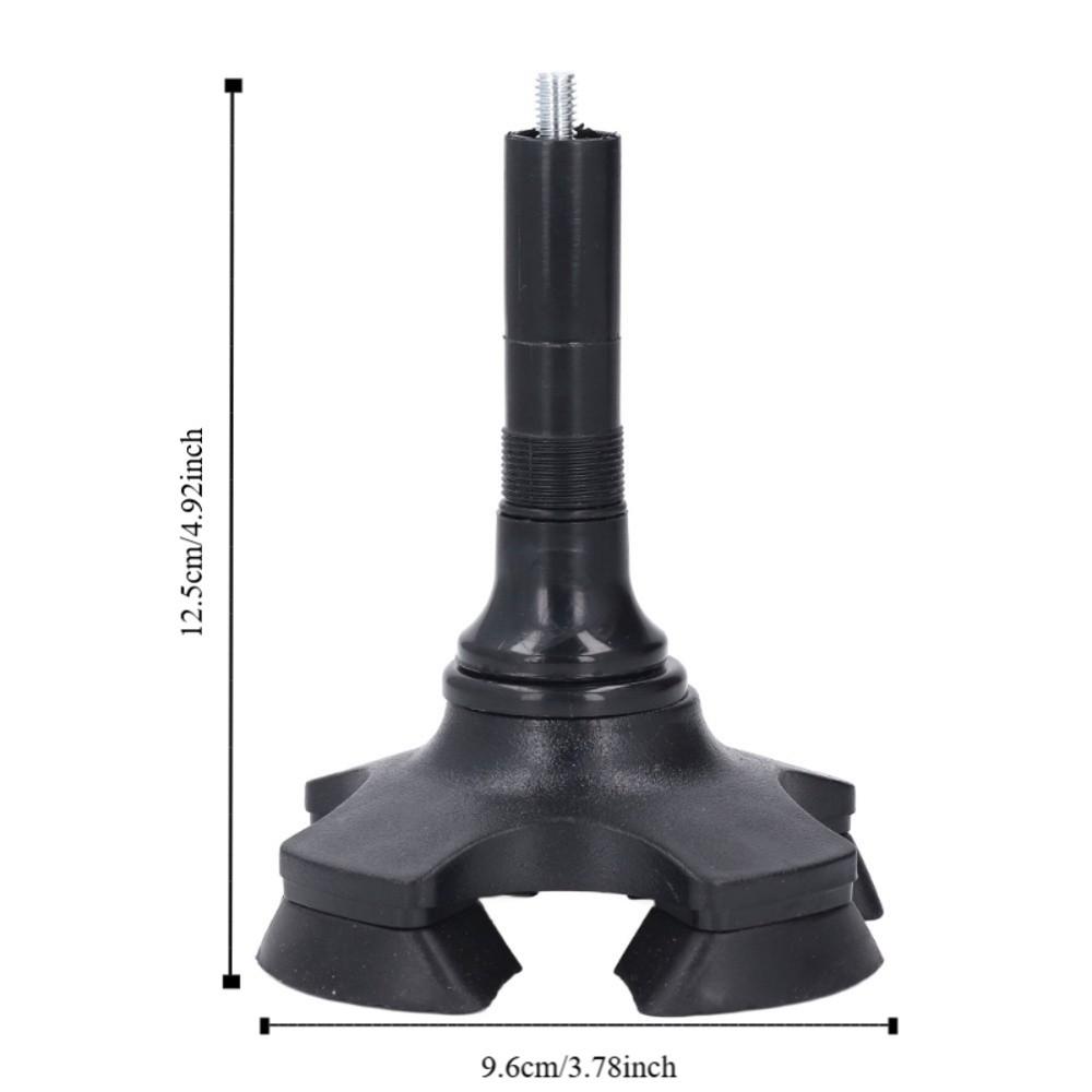 Lightweight Walking Cane Base Shock Absorption Crutch Tip Durable Trekking Pole Tips  Elderly