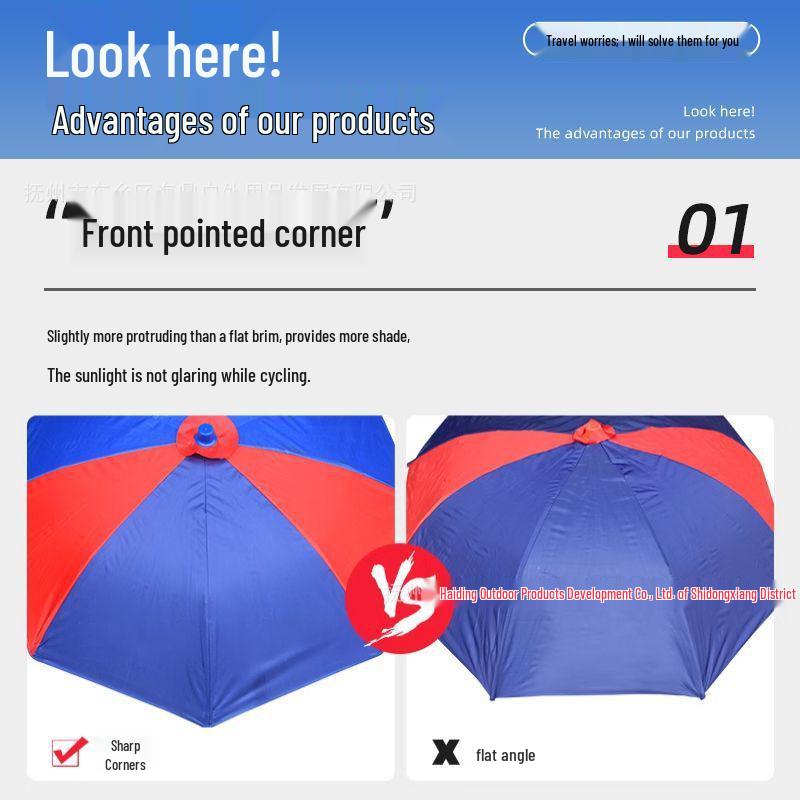 Universal Motorcycle & Tricycle Foldable Rain & Sun Protection Canopy with Thickened Shield