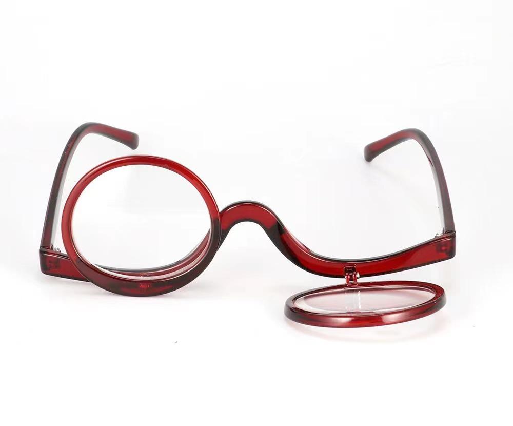 Women's Fashion Flip-Up Magnifying Makeup & Reading Glasses - Rotating Design