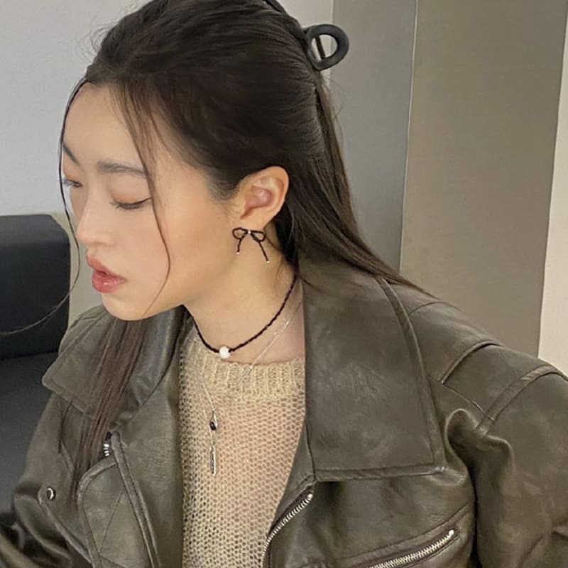 Metamic Dalmatian Gemstone Necklace