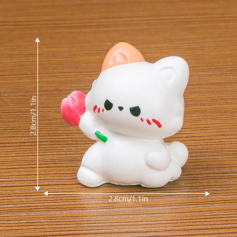 

5 шт./пакет милые куклы котята кошки микро-ландшафтные украшения для дома украшения для рабочего стола кукольные игрушки автомобиль аксессуары своими руками детские подарки