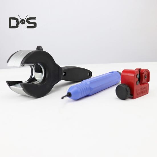 Pipe Cutter Set One-Hand Fast Cutting Tool with Deburring Tool Home Working Accessory for 1/8"-5/8" 1/4"-7/8" Stainless Steel Copper Aluminium
