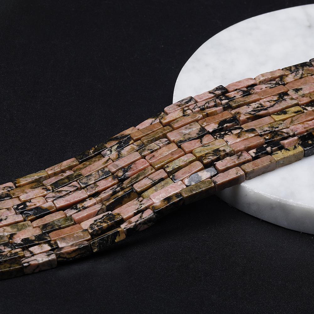 

Прямоугольные трубчатые бусины из натурального полудрагоценного камня для самостоятельного изготовления украшений, кубические бусины-аксессуары 4x13 мм. 4*13mm