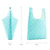 1Pc- Reusable Polyester Portable Shoulder Women'S Handbags Folding Pouch Shopping Bag Storage Travel Grocery  Pocket