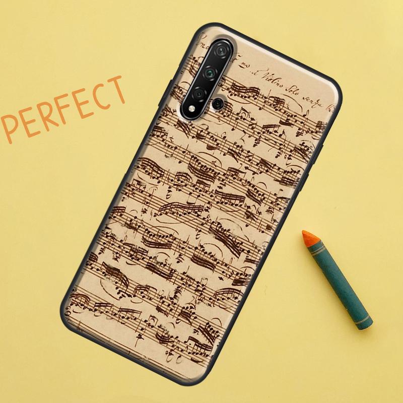 Sheet Music For Huawei Nova 5T 9 10 SE 7i 8i 11i 12i Y60 Y61 Y70 Y72 Y73 Y90 Y91 P20 P30 P40 Lite Case