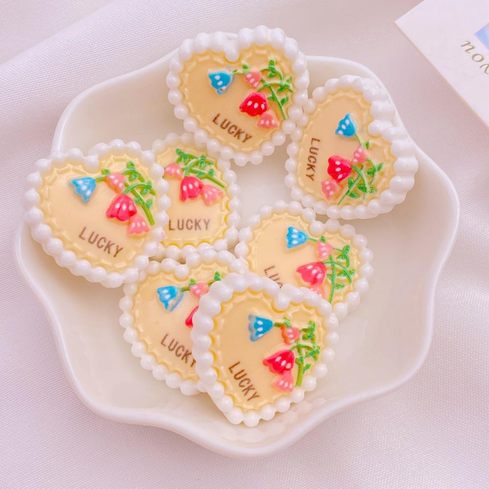 10Pcs New Cute Resin Cartoon Bear Unicorn Rabbit Cake Series Flat Back Manicure Parts Embellishments For Hair Bows Accessories