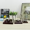 Creative Decorative Newton Billiards Balanced Balls Metal Handicraft Red Base Household Newton Billiards