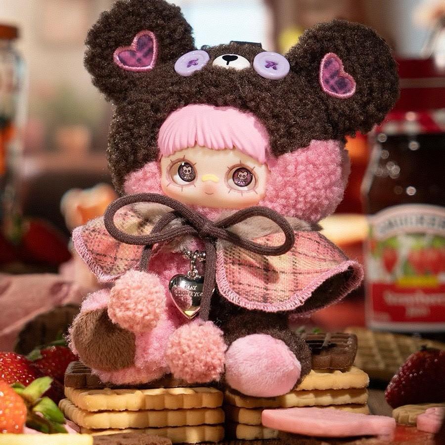 Genuine Maymei Meimei Bear Cookie Plush Toy Blind Box Charm