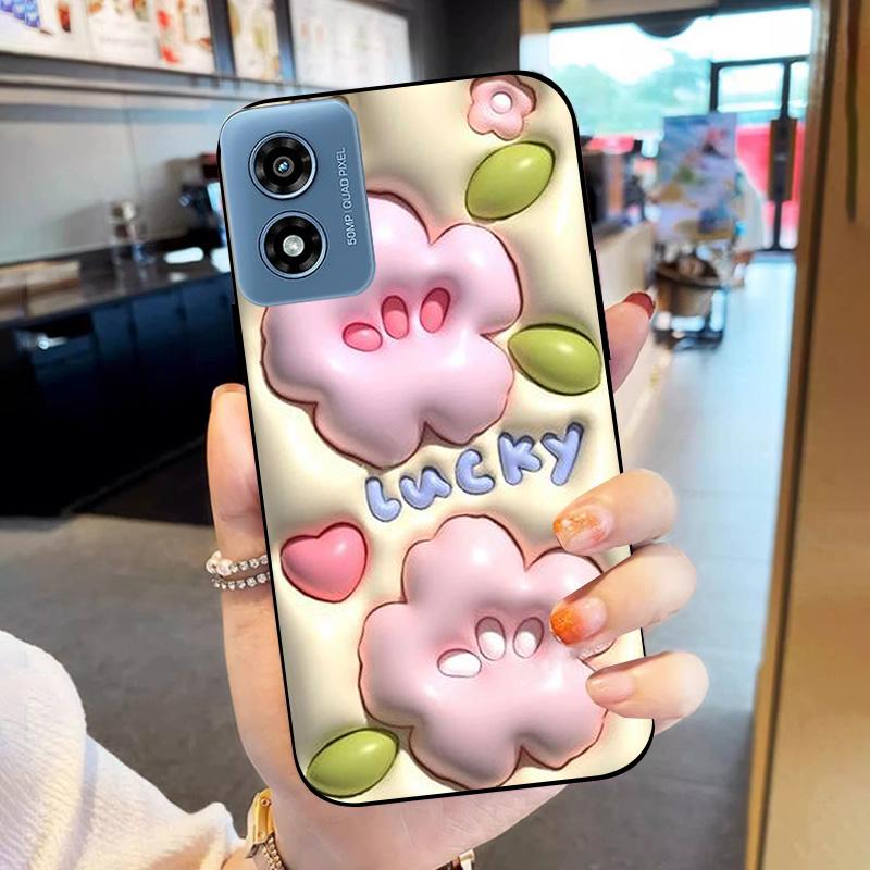 

For Motorola Moto G Play 2024 Phone Case Shockproof Silicone Funda Case For Motorola Moto G Play Gen 3 Soft TPU Cover Coque Moto G Play Gen3