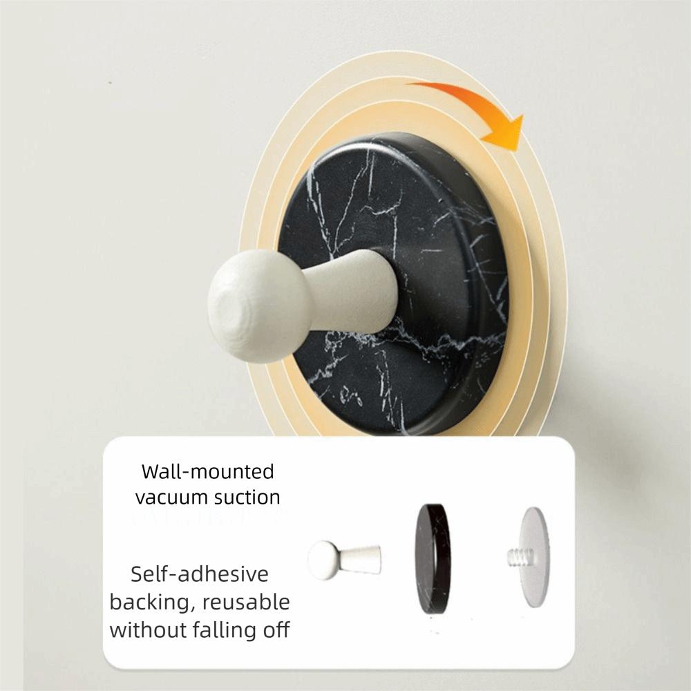 Stable Wall Coat Rack Removable Clothes Hanger Multifunctional Key Hook  Closet