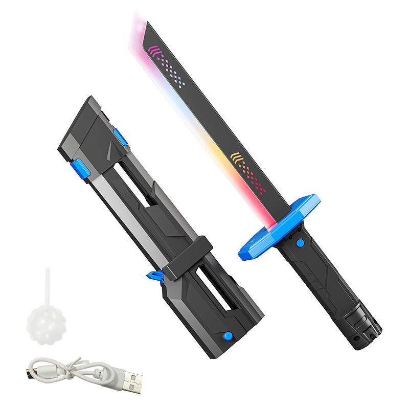 Bright Sword Multi-Color Flash Led Light Shine Outdoor Toy Cosplay Sword Toy Game Party Family Interactive Toy For Kids Adult