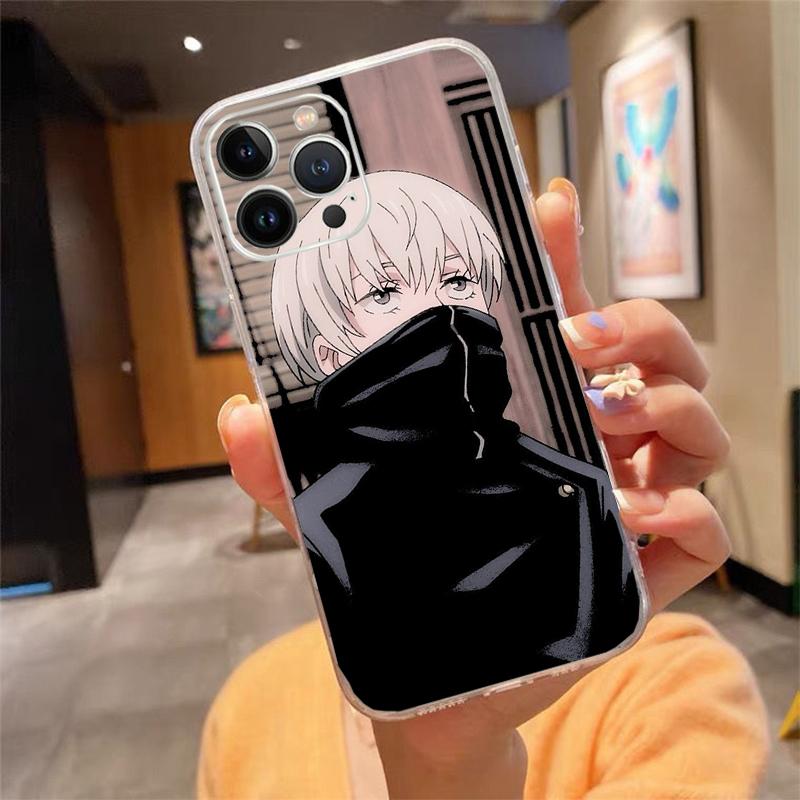 Toge Inumaki Anime Phone Case For iPhone 17 Pro Max Air 16 15 14 13 Pro Max 15 16 Pro 15Plus 16E Silicone Cover