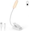 20 Led USB Rechargeable Book Light Portable Mini Reading Light 3 Color Temperature Clip On Light Book Lamp Bedroom Read Light