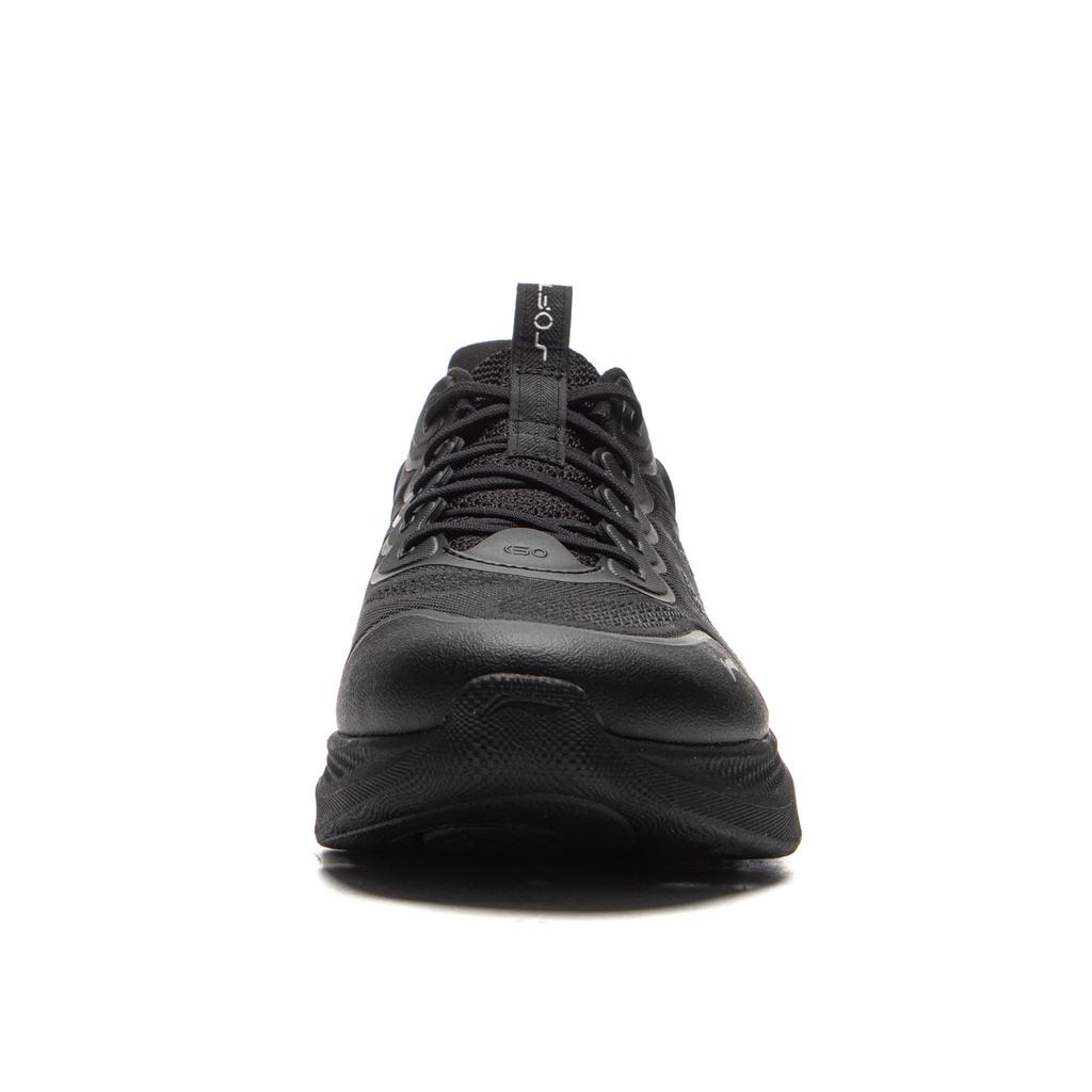Li Ning Soft Go 2 V4 Cushioning Slip Resistant Abrasion Resistant Lightweight Low top Casual Shoes Men's Black AGLV063-3