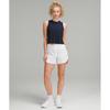 Lululemon Track That High Rise Lined Short 5  White