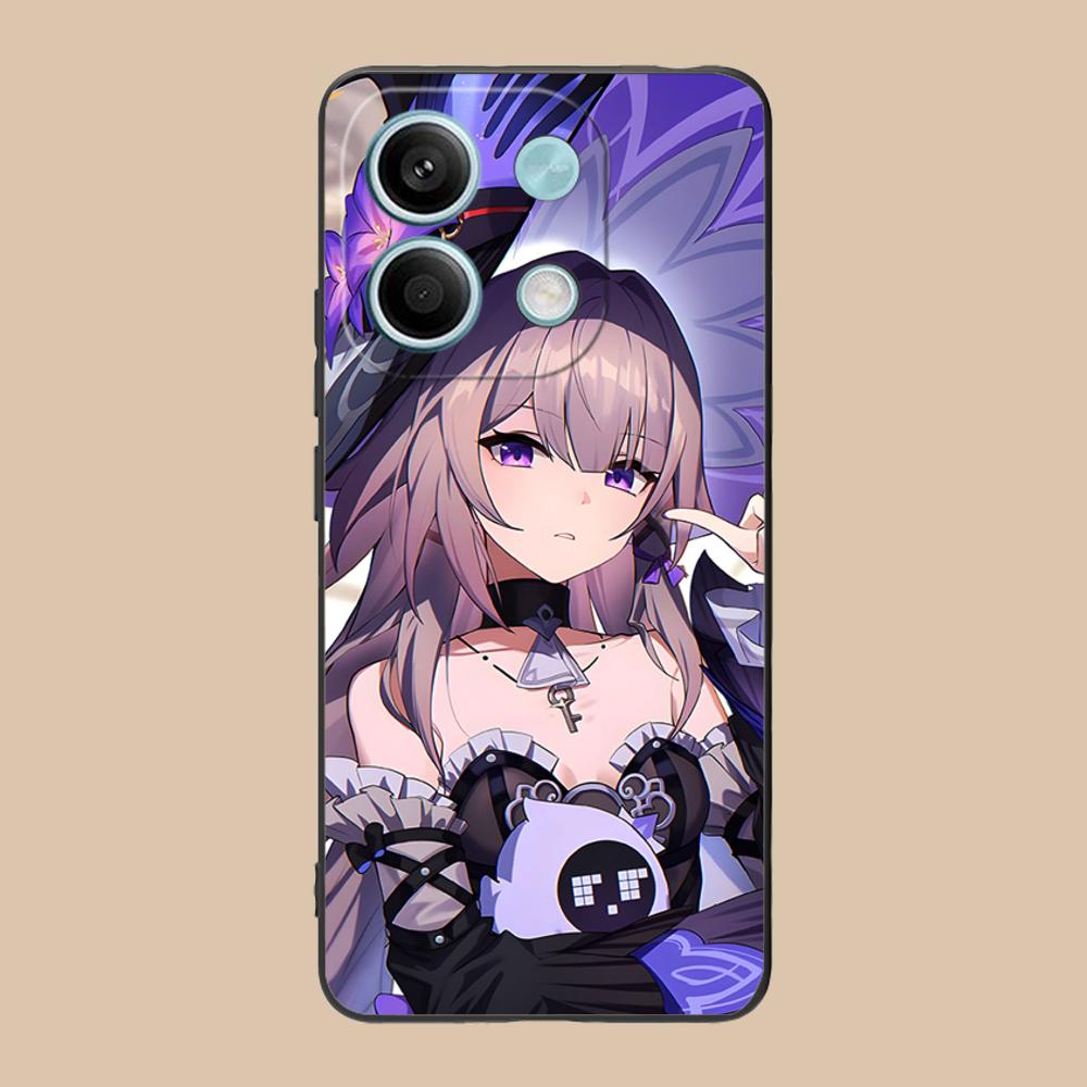 HSR Herta Matte TPU Mobile Phone Case for POCO M7 M6 M5 M4 M3 X7 X6 X5 X4 X3 Pro GT 5G Colorful Printing Cover