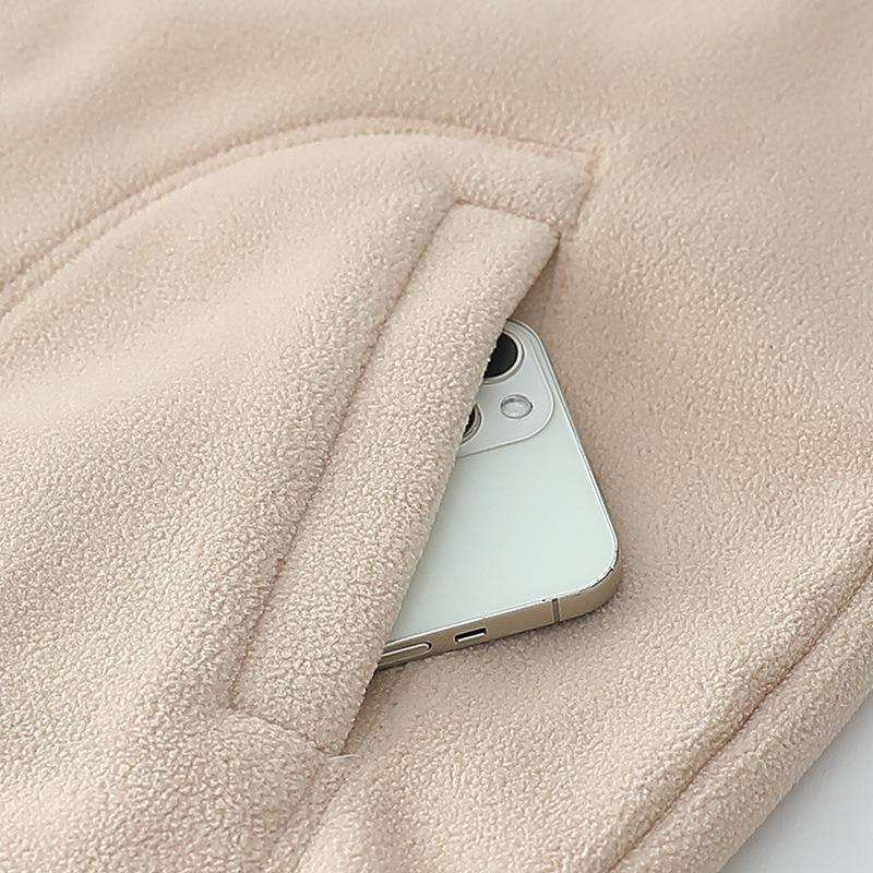 Damska kamizelka Rok 0 Kamizelka kardigan z polaru Jesienna kamizelka