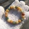 Exquisite Carved Bodhi Root Bracelet - White Jade Small Star for Men and Women