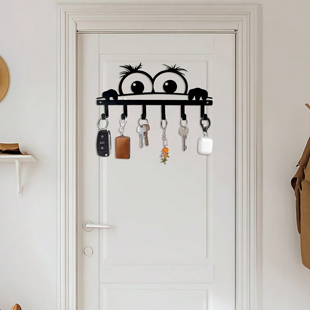 Artistic Metal Key Hooks Personalized Wall Decor Christmas Valentine Gift