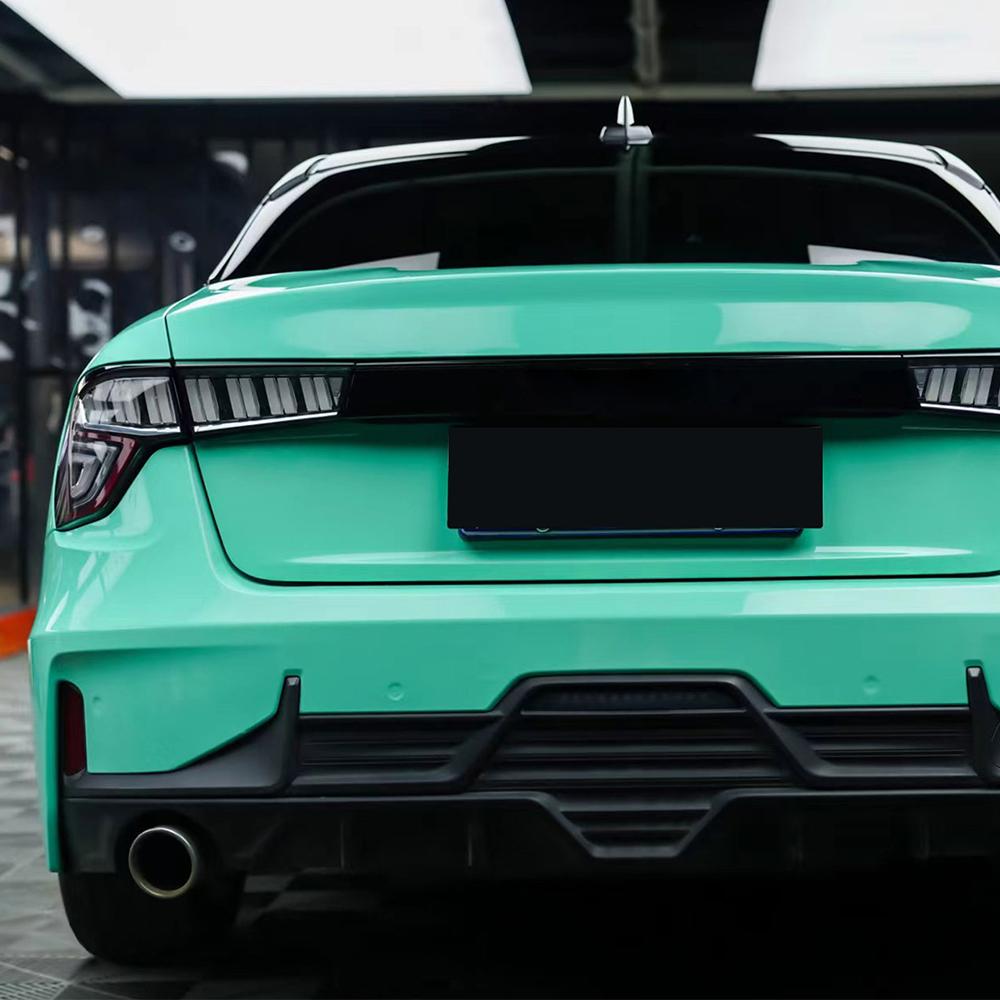 Mint Green Car Wrap Stickers Color Change Vinyl Film PET Bubble Free Auto Self Adhesive Sticker Car Accessories Decoration
