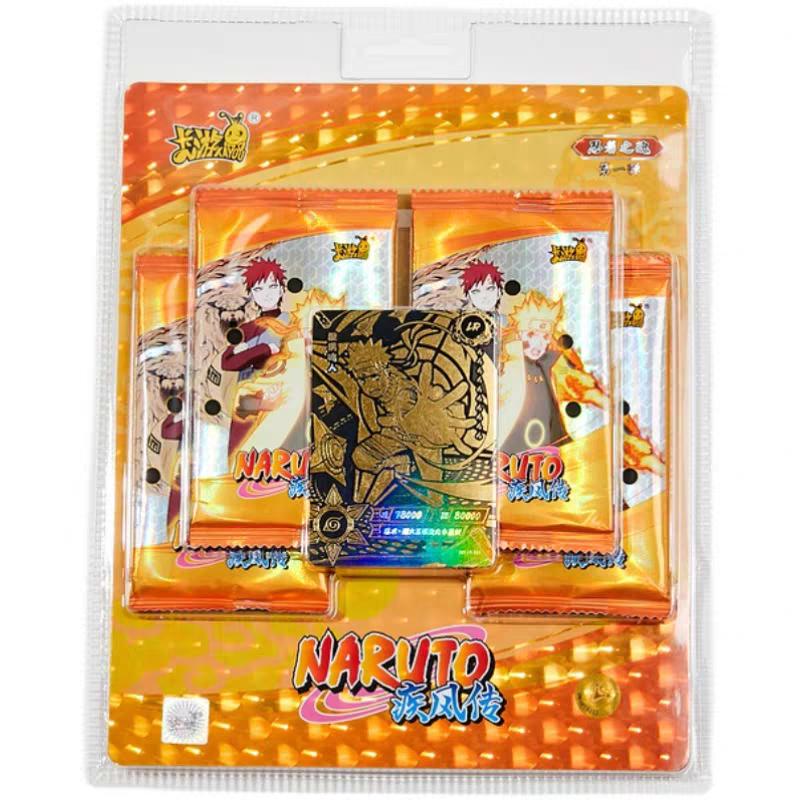 Naruto Complete Series Card Uzumaki Naruto Uchiha Sasuke Anime Figure Rare Collection Cards Flash Card Toy