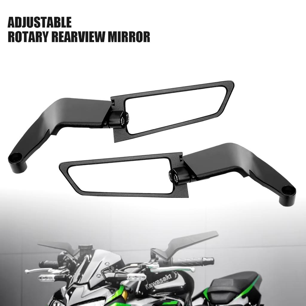 Motorcycle Accessories Mirrors Stealth Winglets Mirror To Rotate Adjustable Mirrors For YAMAHA MT 03 07 09 R1R3R7 XMAX KTM BMW
