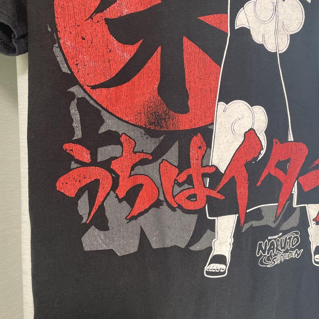 [USED] Final Price: Rare Naruto Anime T-Shirt, Size Small, Black, Uchiha Itachi, Vintage
