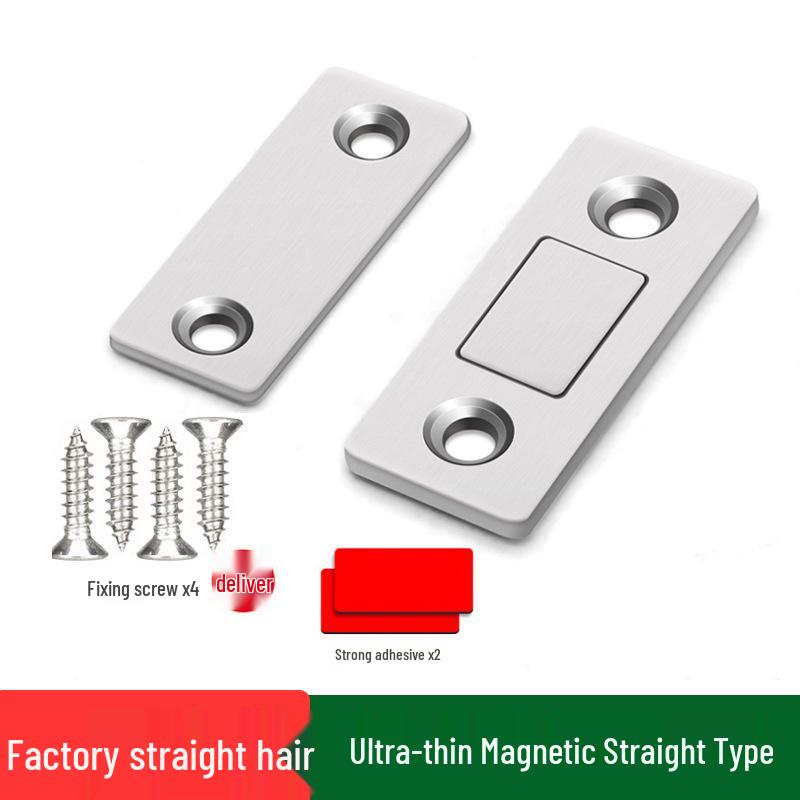 Magnetic Door Holder & Lock for Cabinets: Hole-Free, Strong Adhesive Closure