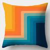 Rainbow Geometric Color Splicing Pillowcase 45x45cm Polyester Sofa Chair cushion cover Modern room home decor