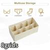 Socks Underwear Organizer Storage Box Washable Odorless Storage Box Drawer Organizer for Lingerie Bras Socks Leggings Organizers