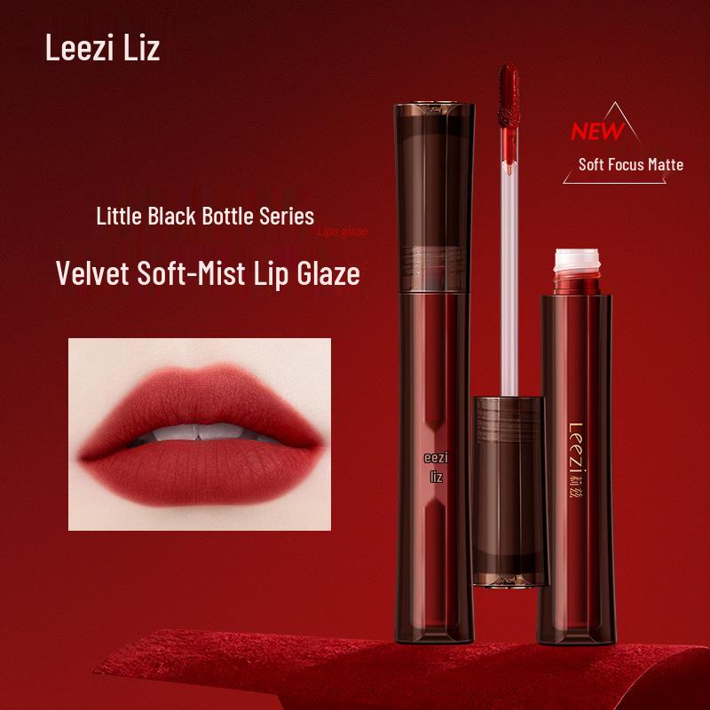 LIZ Velvet Air Lip Glaze: Matte Soft Mist Lip Mud for Vibrant Color