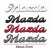 For Mazda CX3 CX5 MX3 CX4 CX9 CX7 RX8 Atenza Axela Protege Car Front Rear Emblem Stickers Decals Trunk Badge Auto Accessories k1