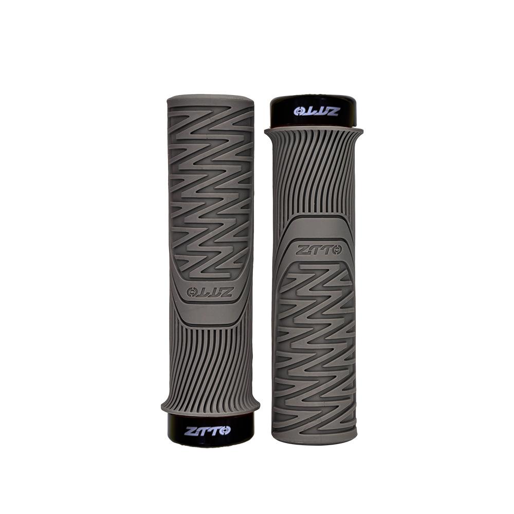 Universal ZTTO MTB Grips 33mm Anti-Slip Bicycle Grips Rubber Shock-Proof Lock-on Grip Mountain Bike Parts
