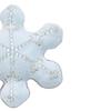 Crocs Decorative Snowflake Design Synthetic Fiber Shoe Accessories Unisex Light Blue