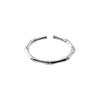 Trendy Adjustable Bamboo Joint Ring for Women – Niche Design, Cold Style