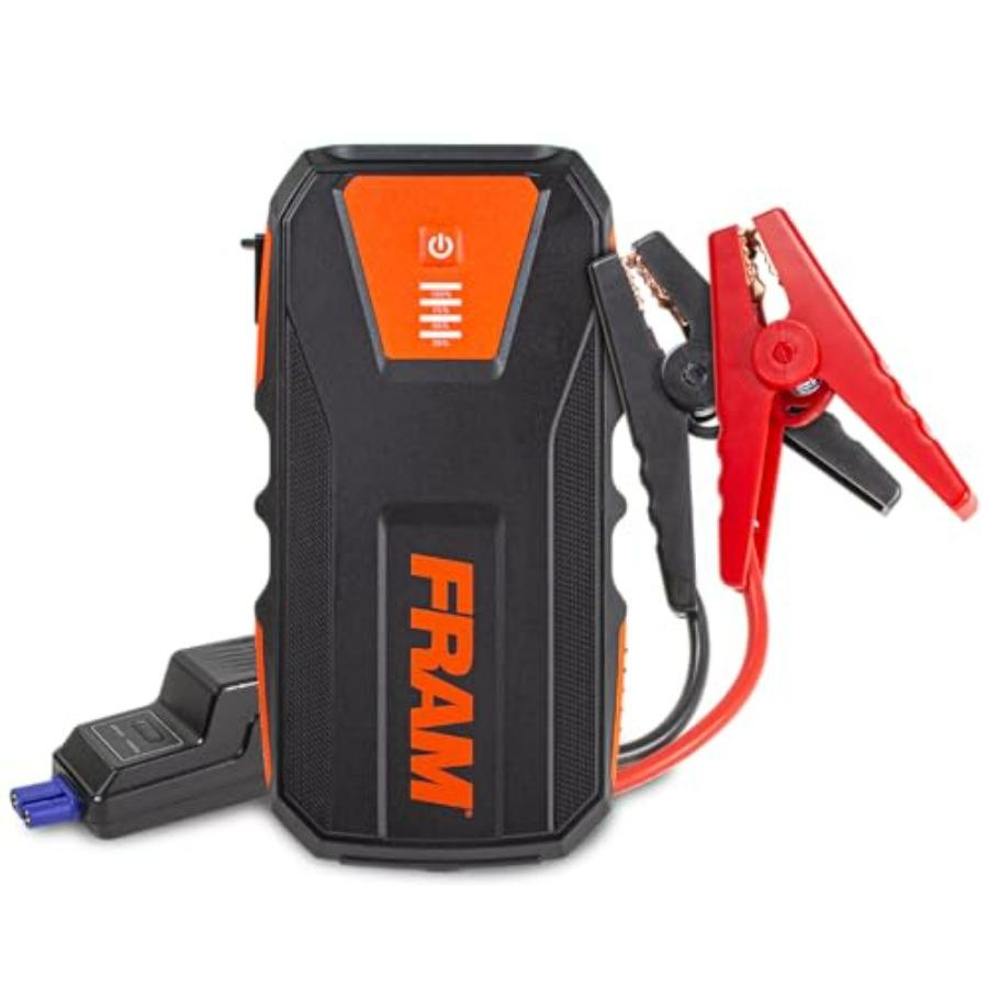 Car Battery Jump Starter 12000mAh 44.4Wh Up to 5.0L Gas and 2.0L Diesel Engines 12V Emergency Car Booster with Jumper Cables Po Jump Starter