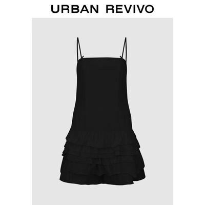 UR Sweet Cool Bow Layered Mini Dress