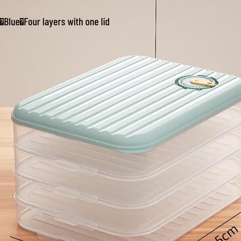 COOKER KING Stackable 4-Layer Dumpling Storage Box