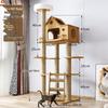 Jingzhou Cat Tree Condo with Scratch Board & Space Capsule