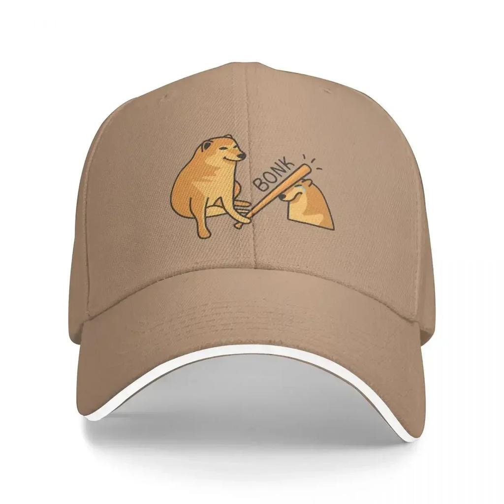 Cheems Bonk Dog Baseball Cap Hip Hop Beach Mountaineering Foam Party Hat Unisexs Womens