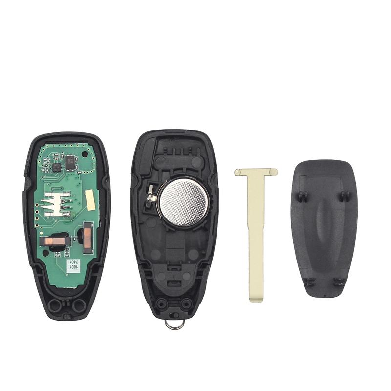 KEYYOU For Ford Focus C-Max Mondeo Kuga Fiesta B-Max KR55WK48801 434/433MHz With 4D83 Chip Car Key Remote Control Key 3 Buttons