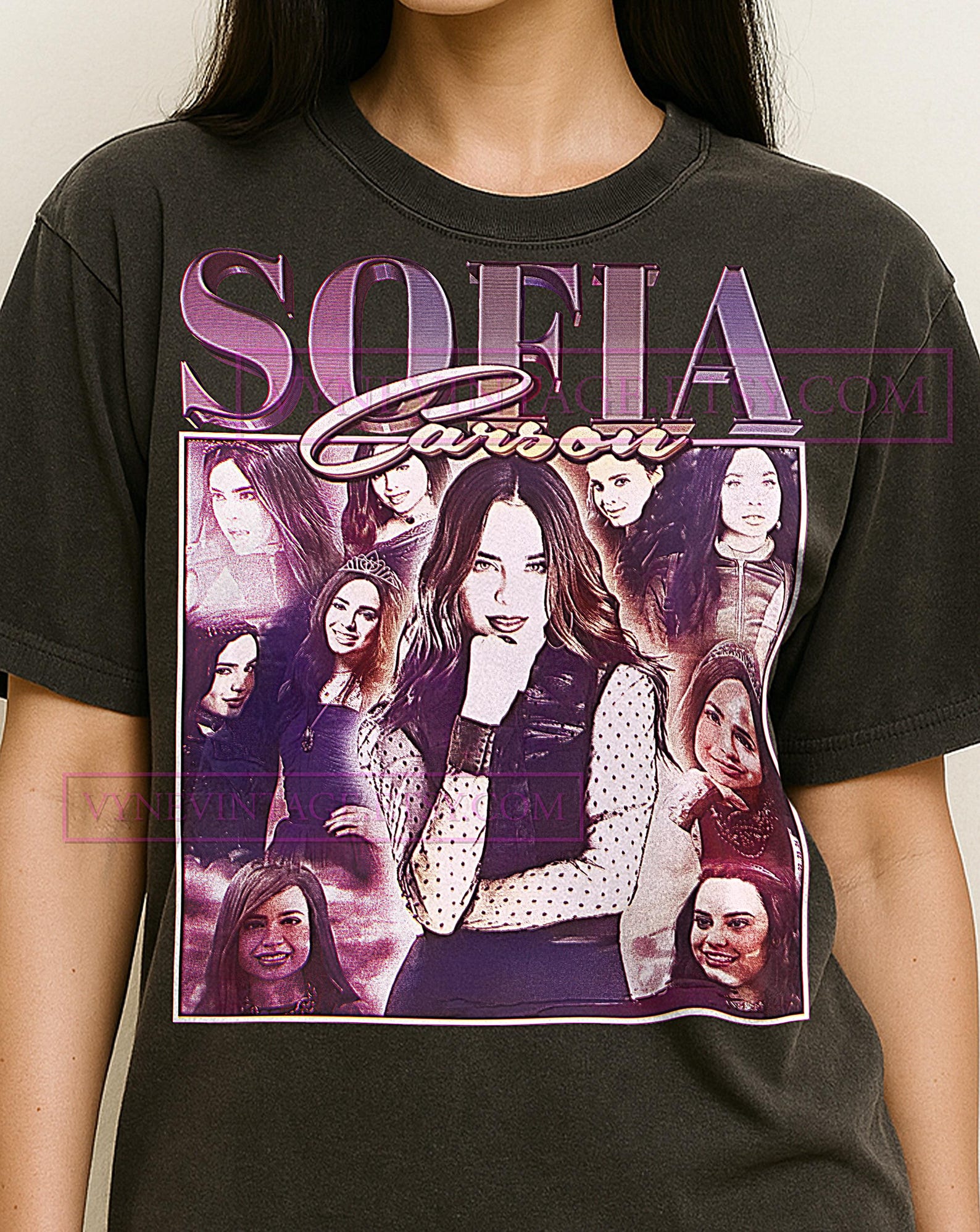 SOFIA CARSON T-Shirt, Vintage Actress Singer Star Performer Tee, 90s Retro Throwback, Sofia Carson Sweater L
