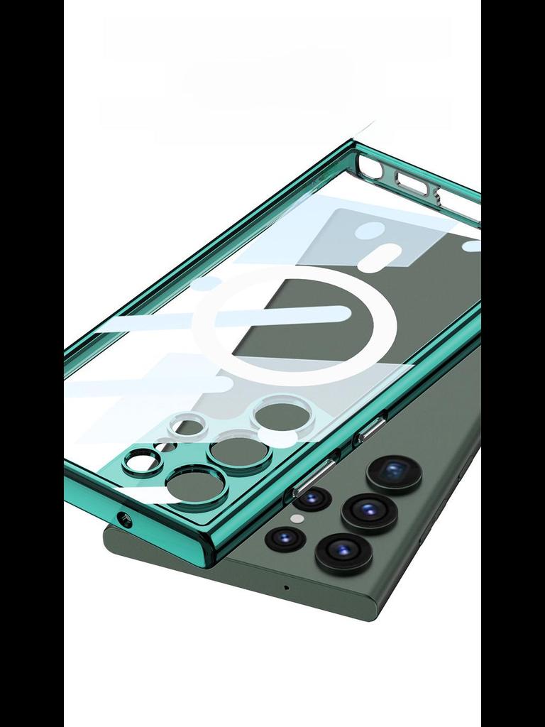 "Ultra-Thin MagSafe Magnetic Protective Case for Samsung S24 Ultra & S24 Plus - Anti-Fall Cover"