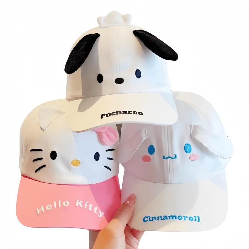 SanrioKulomi Cartoon Sun Protection Baseball Cap Summer UV Protection Cute Casual Stylish Breathable Adjustable Sun Hat