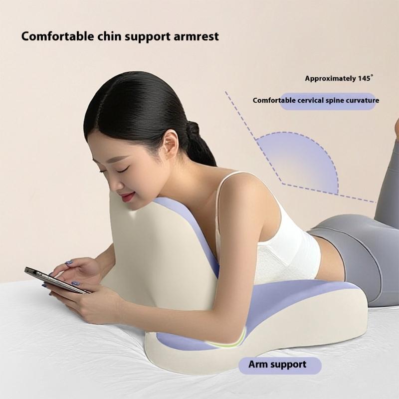Multifunctional Cervical PillowfFor Side Sleepers Comfortable Memory Foam Pad Ideal for Home Office Travel