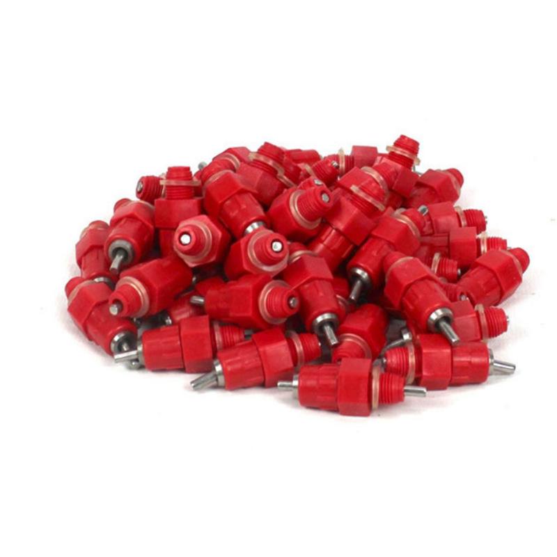 Automatic Chicken Nipple Drinker with Red Top Valve