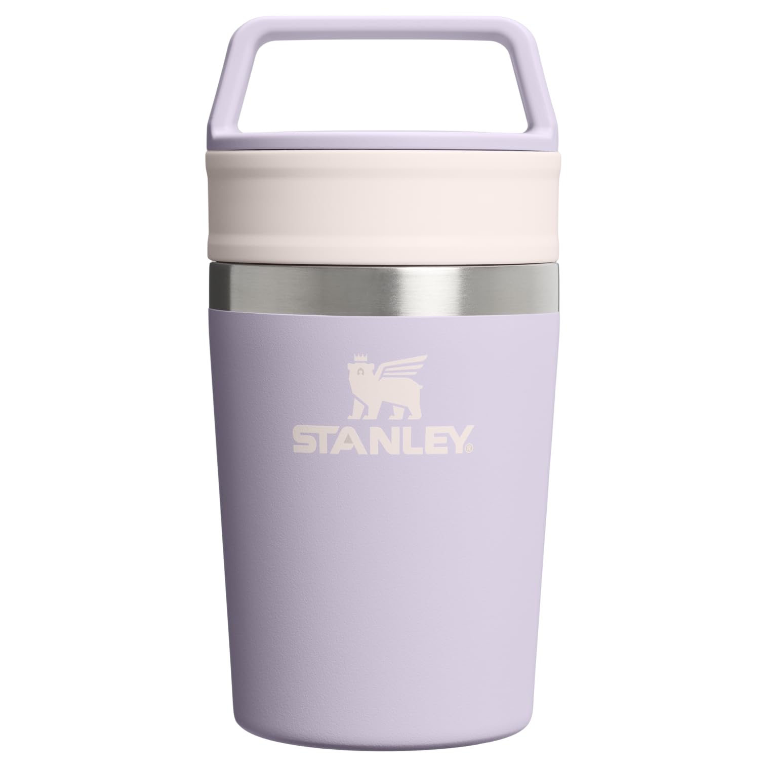 Stanley 1913 Cafe To Go Travel Vacuum Insulated Purple 8oz Mug, Dust, 0.23L