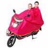 Enhanced Electric Vehicle Motorcycle Rain Poncho with Double Windshield