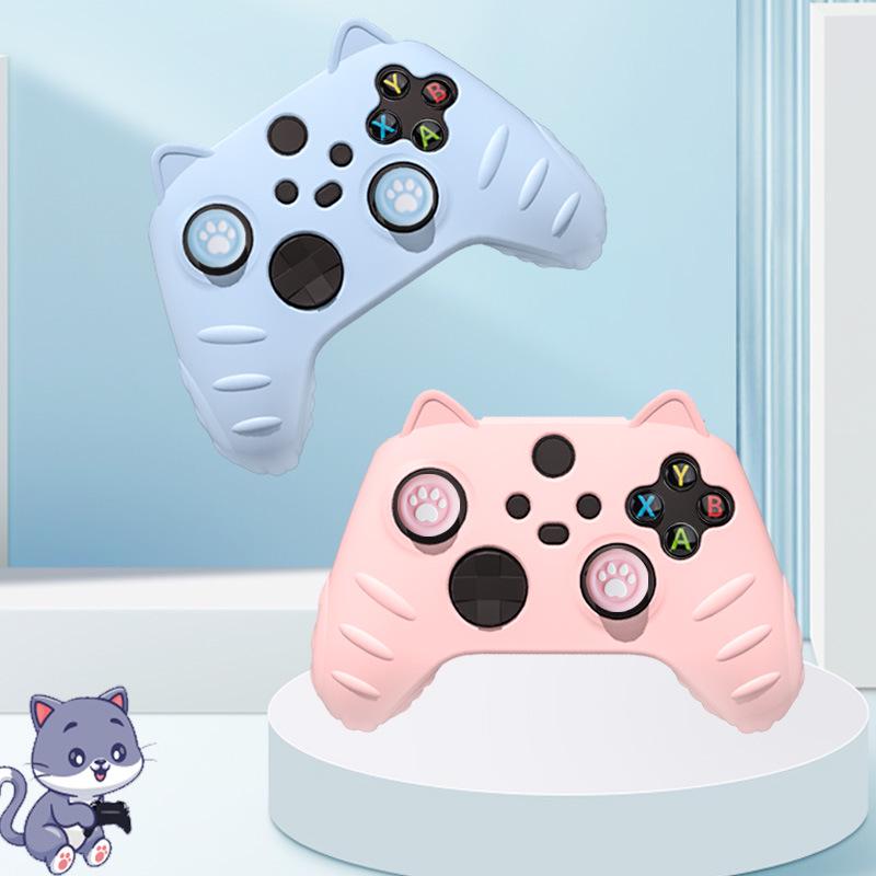 Xbox Series X Silicone Controller Cover with Cat Ears - Full Protection Soft Case