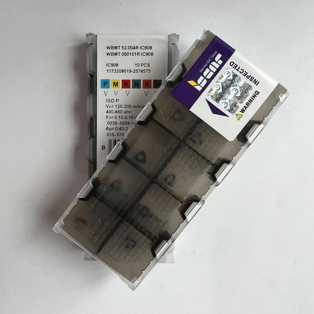 ISCAR / WBMT060101R IC908 /Industrial Indexable Carbide Inserts 10 PCS